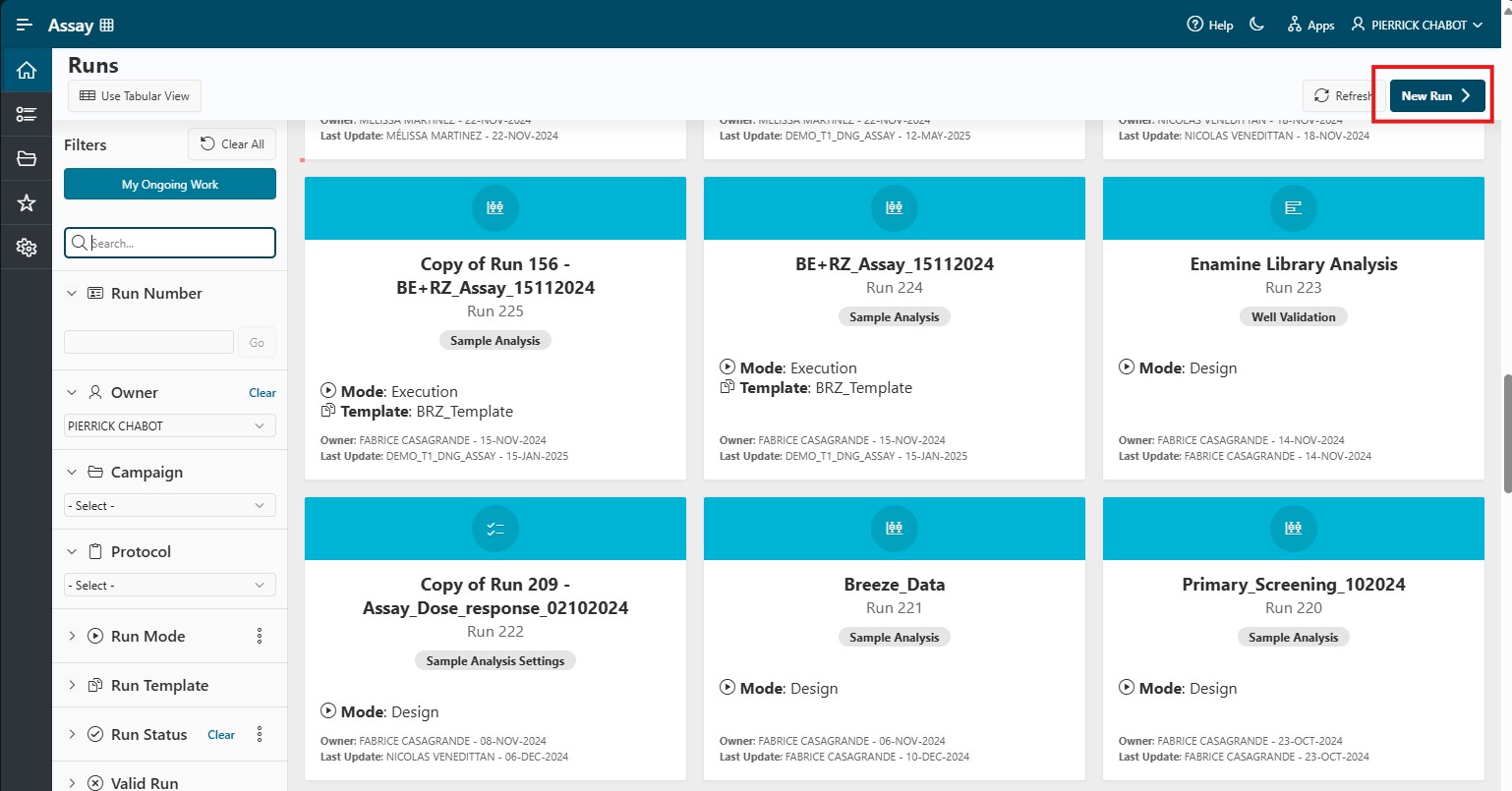 Assay home page screenshot Assay home page